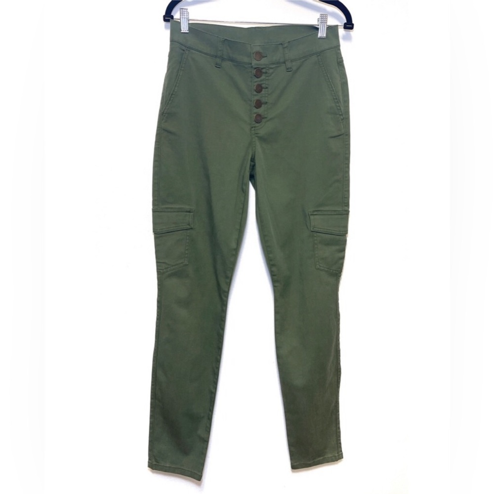 Cabi Green Buttonfly Pants Size 0